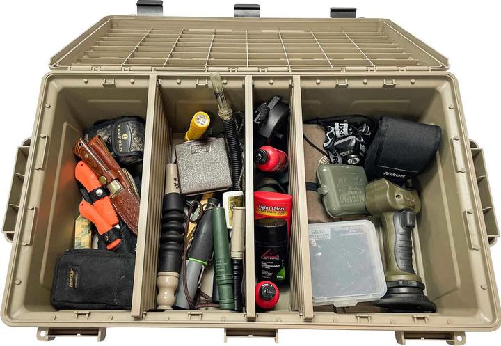 Actual product image MTM Case-Guard Ammo Crate Divided Utility Box, Dark Earth (42.90 cm)