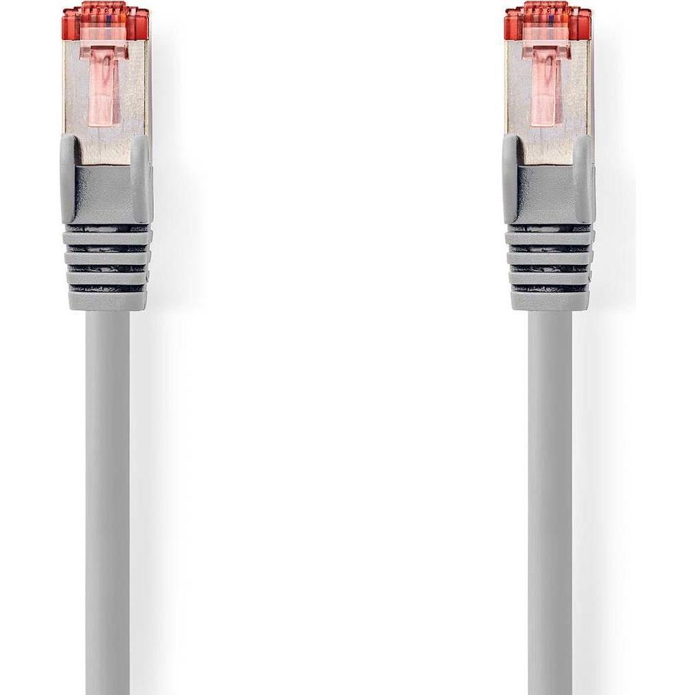 Nedis CAT6-Netzwerkkabel RJ45 Stecker RJ45 Stecker S/FTP 30.0 m Rund LSZH Grau Box (S/FTP, CAT6, 30 m), Netzwerkkabel