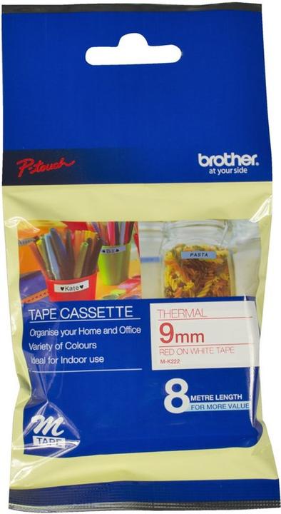 Produktbild Brother M-K222bz (0.90 cm, Rot, Weiss)