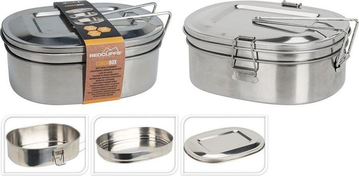 Actual product image Redcliffs Stainless steel lunch box 1.2 litre