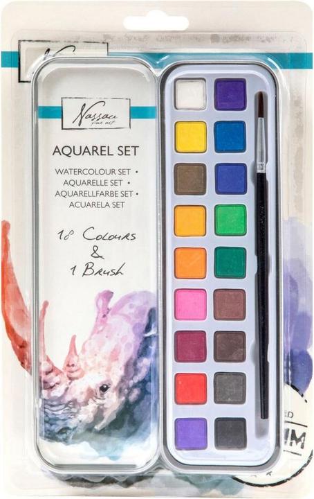 Productafbeelding Art Sensations Nassau Aquarel Set (18 ml)