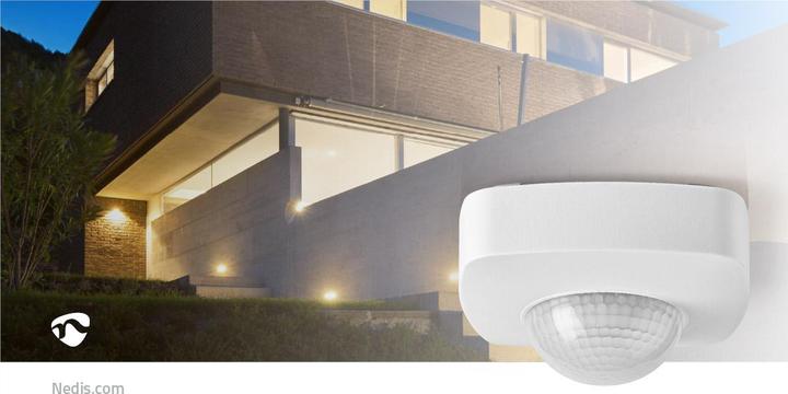 Actual product image Nedis Motion Detector - Outdoor - Three Wire Installation - IP54 - Weatherproof - Customisable Setting (8 m)