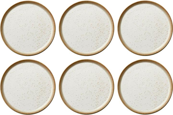 Bitz Assiette à déjeuner 21cm cream (6x, 21 cm)