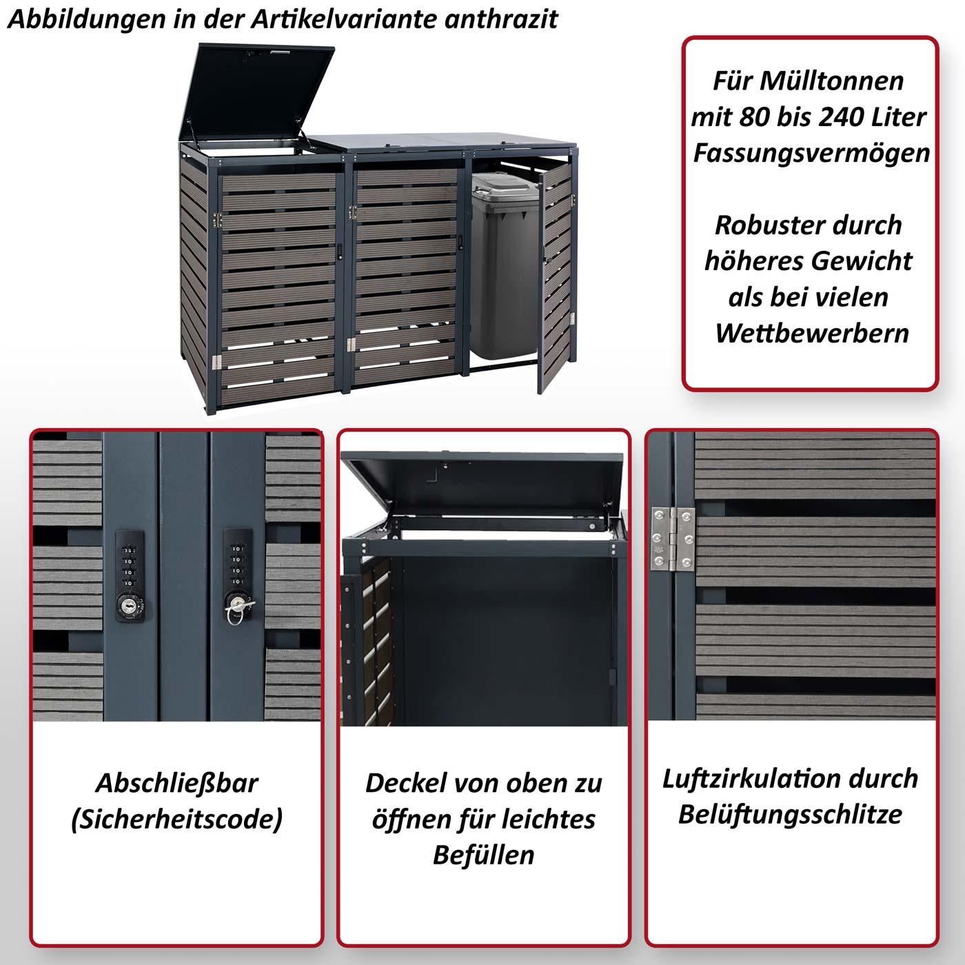 Thumbnail - MCW, Gartenhaus + Gartenschrank, K14-3XL