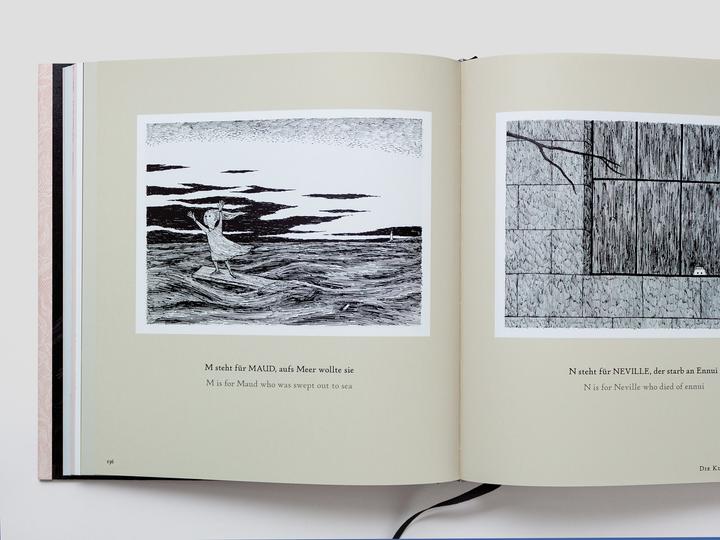 Actual product image Edward Gorey – Grossmeister des Kuriosen (German, Edward Gorey, Oliver Schmitt, Walter Moers, 2024)