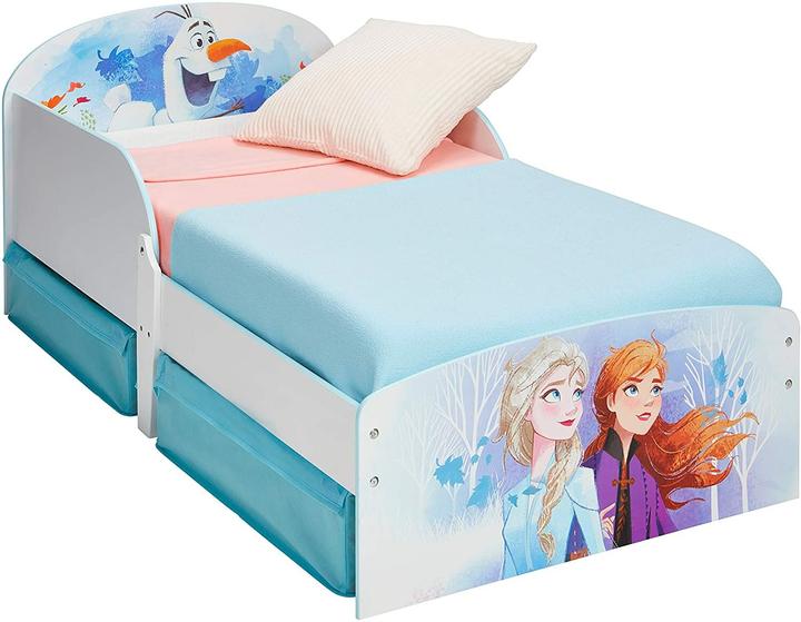 Produktbild Disney Frozen Die Eiskönigin - Kleinkinderbett mit Stauraum (70 x 140 cm)