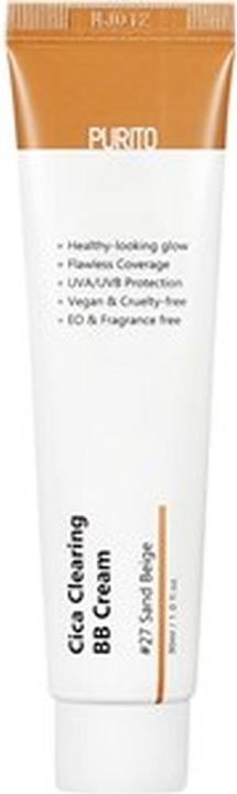 Produktbild Purito Cica Clearing Bb Cream Regenerating Pennywort Cream #23 Natural Beige 30Ml (#23 Natural Beige)