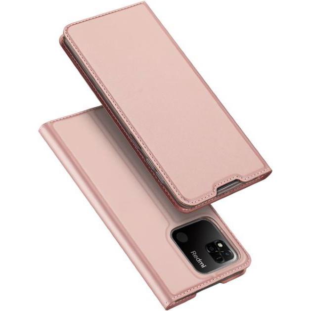 Dux Ducis Skin Pro Series Bookcover (Xiaomi Redmi 10A), Smartphone Hülle, Rosa