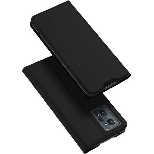 Dux Ducis Skin Pro Series Bookcover (Realme GT2), Smartphone Hülle, Schwarz