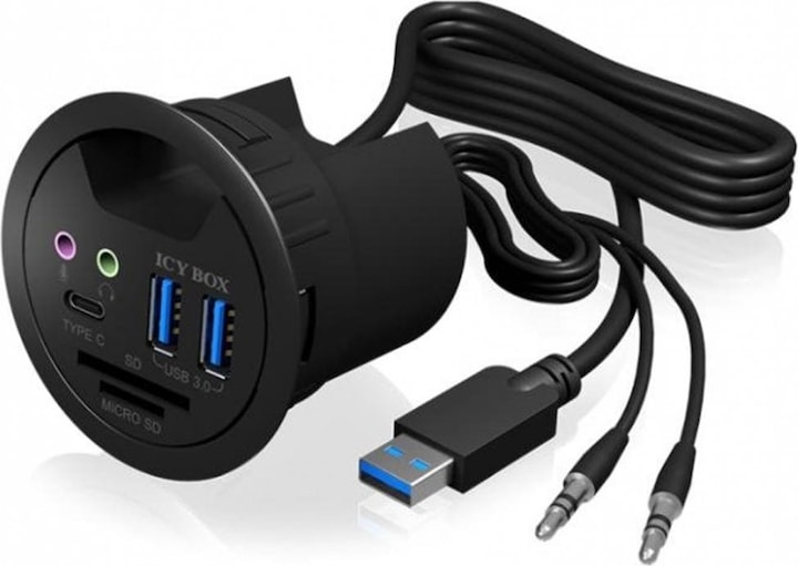 Produktbild Icy Box IB-Hub1404A (USB-A, 3 Ports)