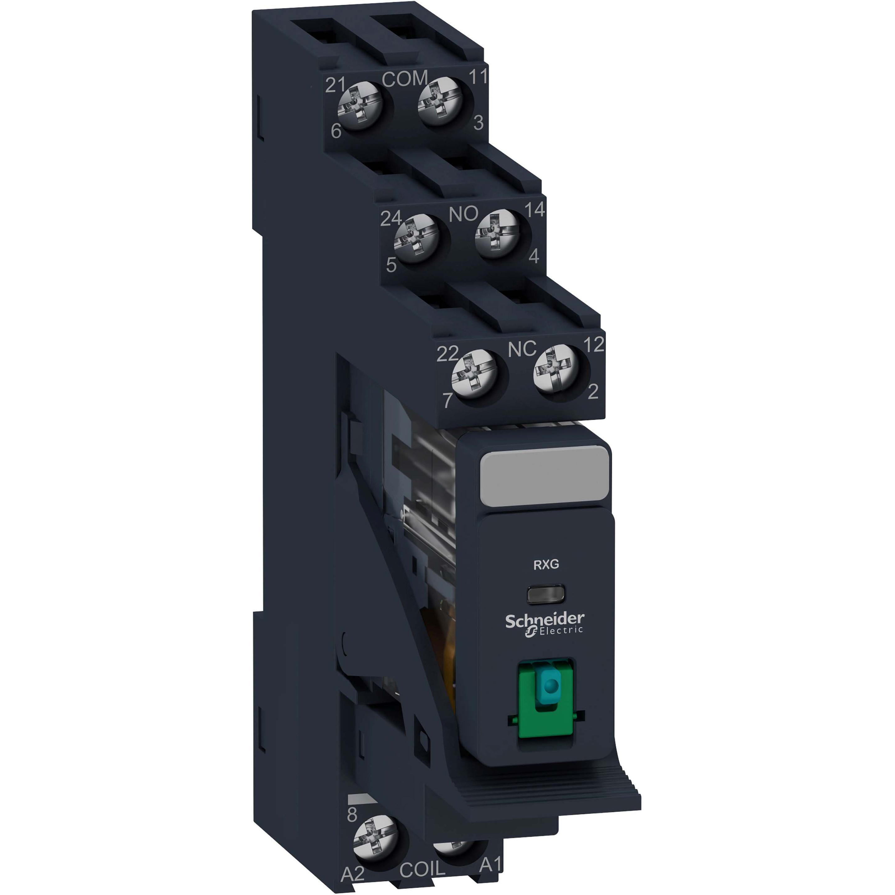 30x APC Steckschnittstellenrelais Zelio Relay, 2 Wechsler, DC, 24V, 5A, Schraubklemme, Relais