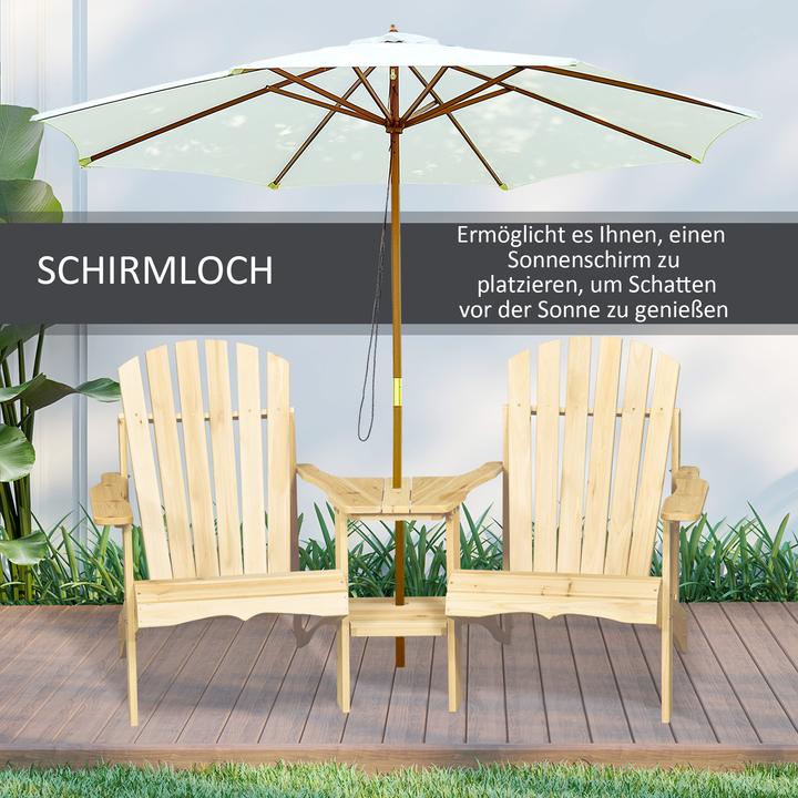 Image du produit Jamb Adirondack Gartenstuhl-Set
