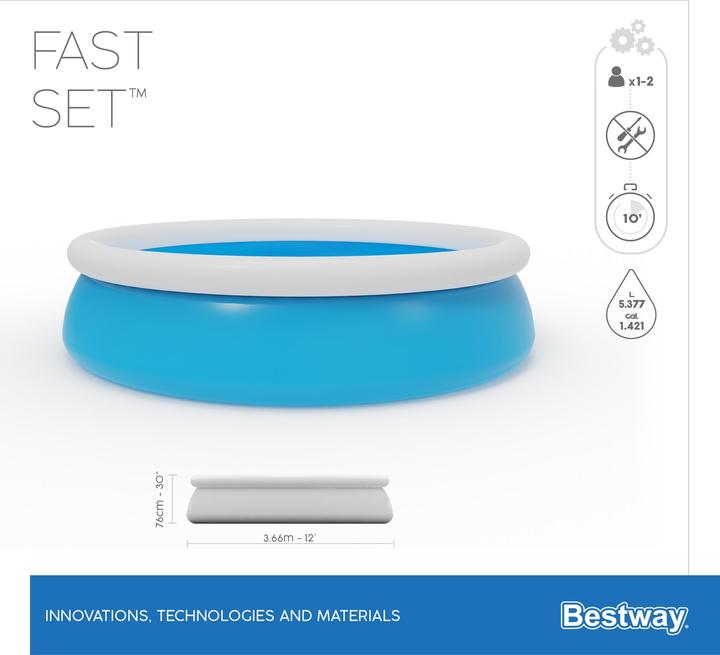 Produktbild Bestway Fast Set (366 x 76 cm)