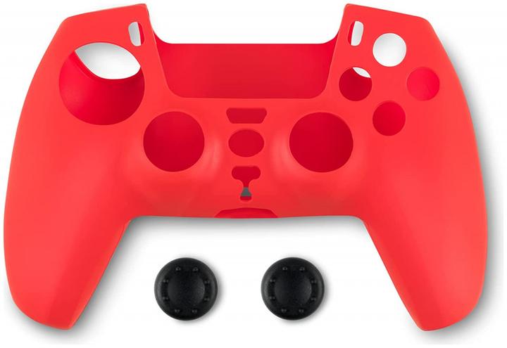 Immagine prodotto Spartan Gear Cover in silicone del controller e impugnature per i pollici (compatibile con Playstation 5) (Colore (PS5)