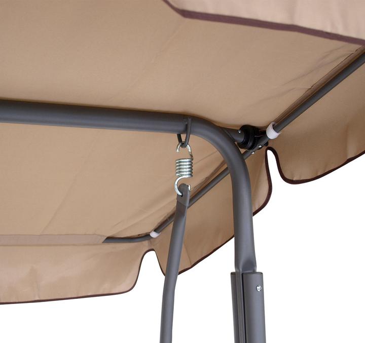 Image du produit Degamo Balancelle FLORIDA 3 places, gris/crème