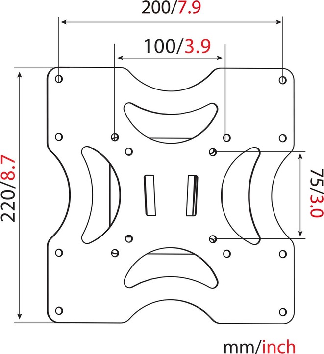Produktbild Digitus Universal-Wandhalterung iki 37 Zoll (Wand, 37", 37 kg)