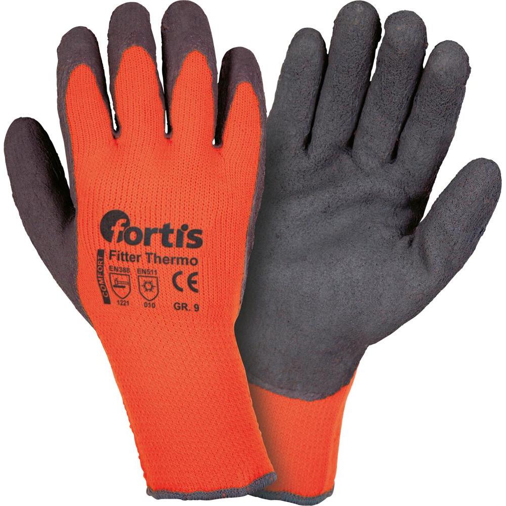 Fortis, Schutzhandschuhe, Strickhandschuh Fitter Thermo, GrÃ¶ÃŸe 10 (10)