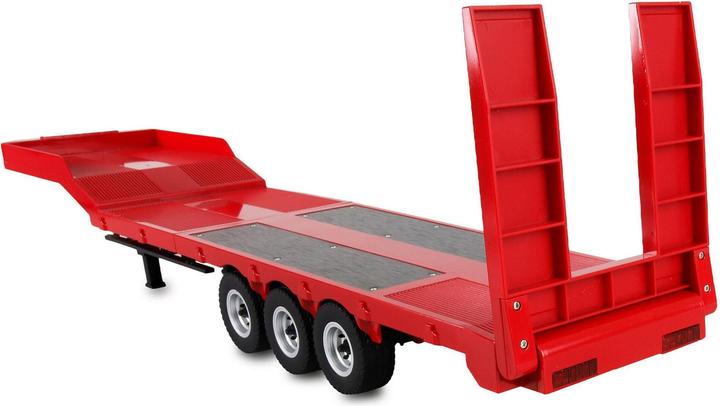 Produktbild Amewi Tieflader-Sattelauflieger Dreiachser für Scania 1:18 rot