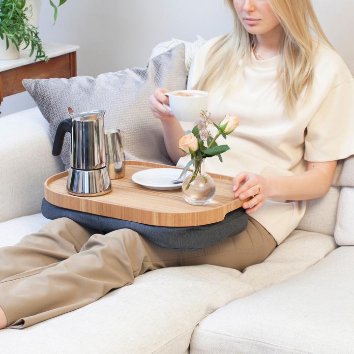 Actual product image Bosign Large Shoe Tray Laptop Cushion Grey