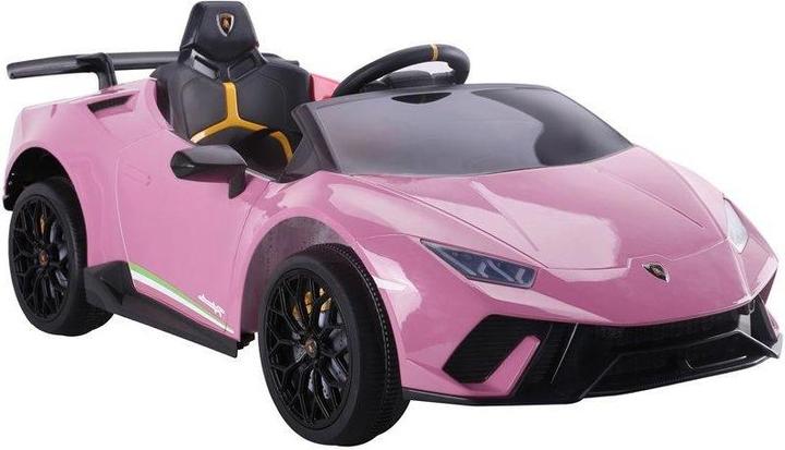 Lean Toys Auto elettrica per bambini Lamborghini Huracan, rosa