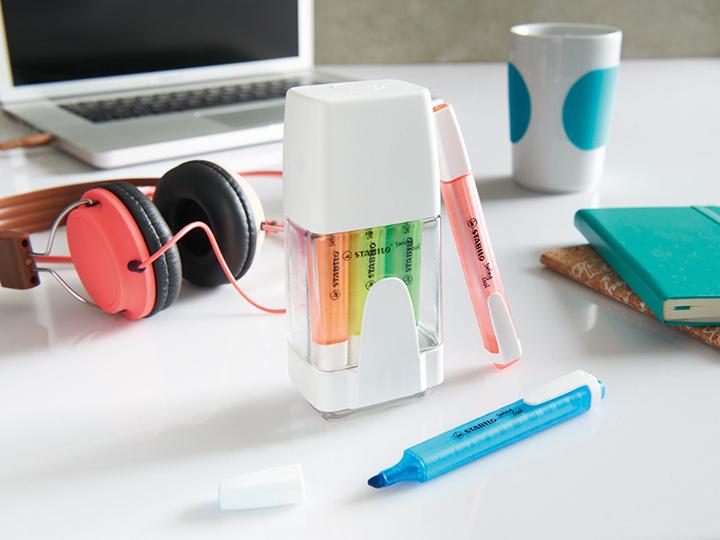 Actual product image STABILO Swing Cool Box (Turquoise, Pink, Blue, Green, Orange, Yellow, 4 mm, 6 x)