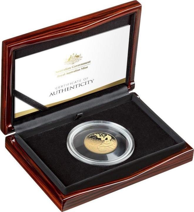 Immagine prodotto Royal Australian Mint Gold Lunar Schlange 1 oz PP gewölbte Prägung - RAM 2025 (999.90, 2025)