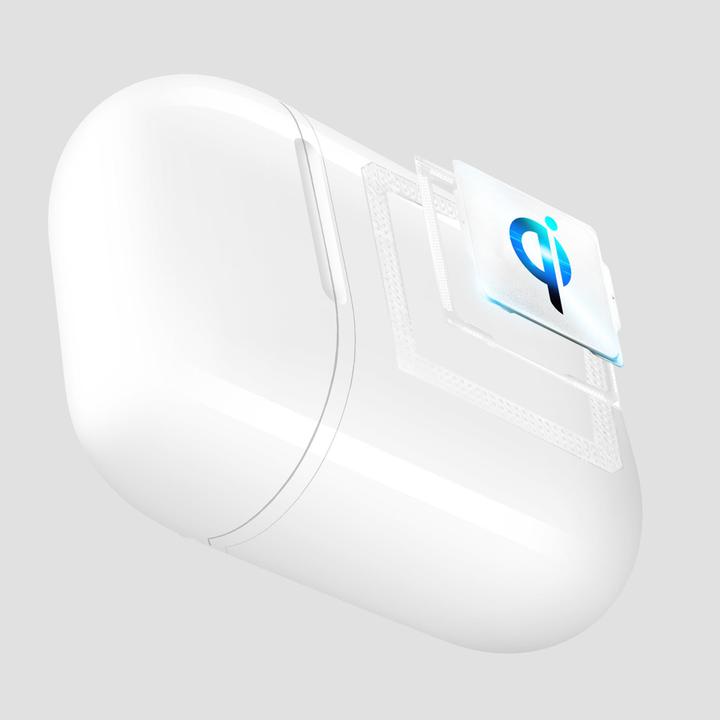 Produktbild Hyper Hyperjuice Qi-Wireless Adapter AirPods Weiss (Ladecase Hülle)