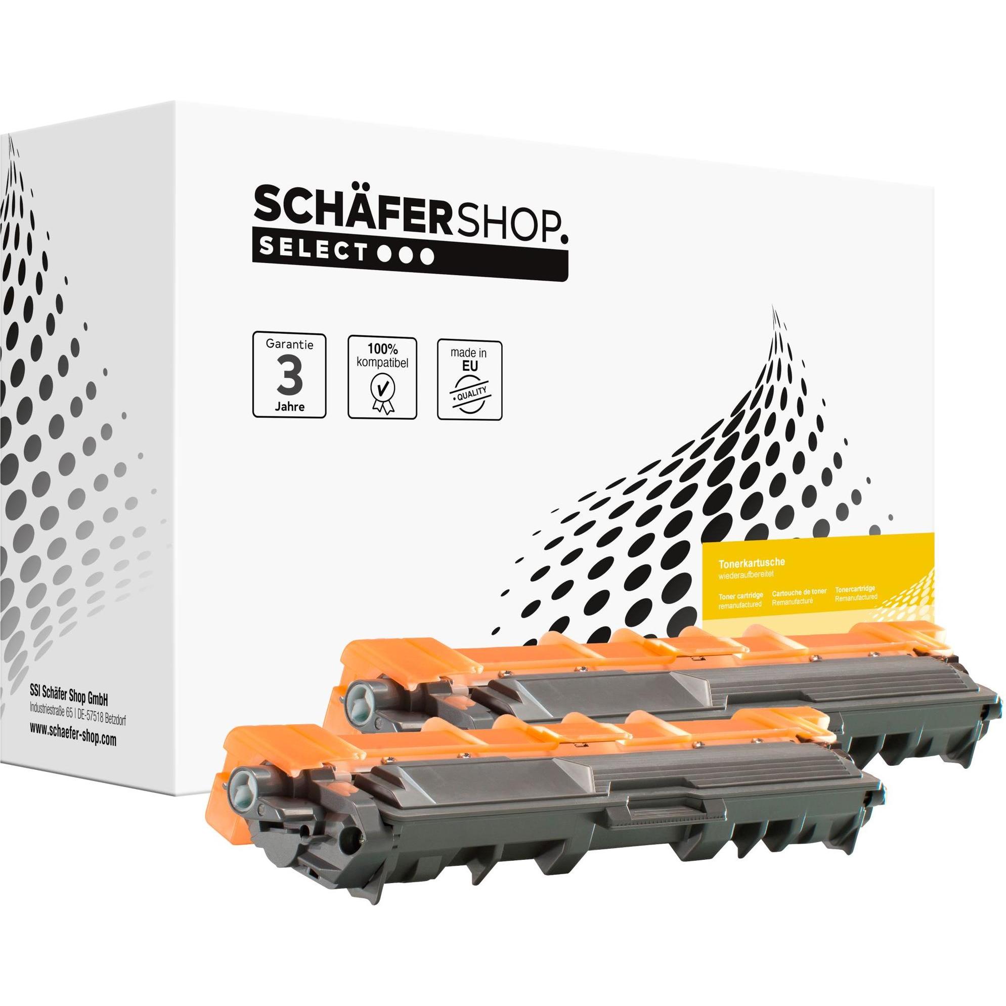 Schäfer Shop, Toner, Select Toner-Sparset baugleich TN-241BK, schwarz (BK)