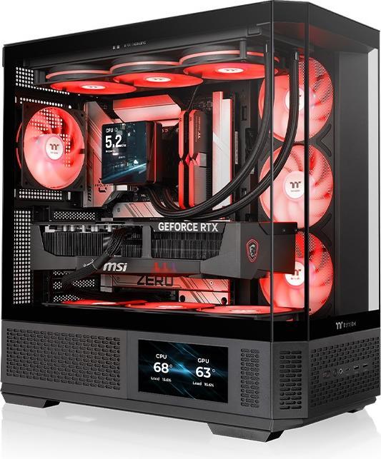 Produktbild Thermaltake View 370 TG ARGB/Black (ATX, mATX, Mini-ITX)