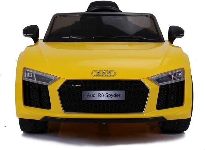 Immagine prodotto Lean Toys Auto elettrica singola per bambini Big Audi R8 JJ2198, giallo (2 V)