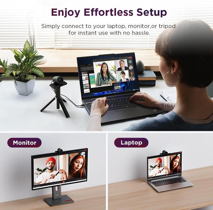 Produktbild Lenovo 4k Pro Webcam (8 Mpx)