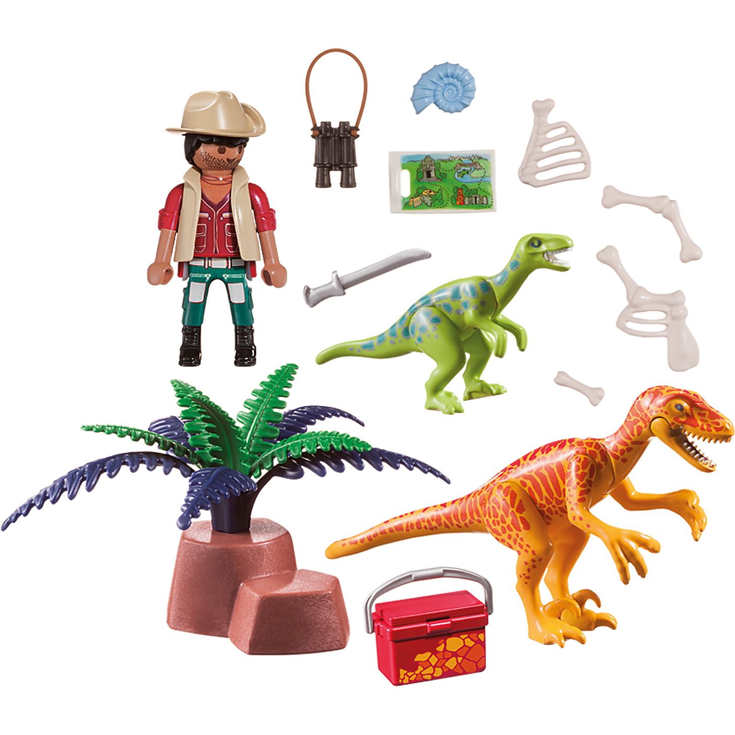 Thumbnail - Playmobil Grosser Forscherkoffer mit Dinosauriern (70108, Playmobil Dinos)
