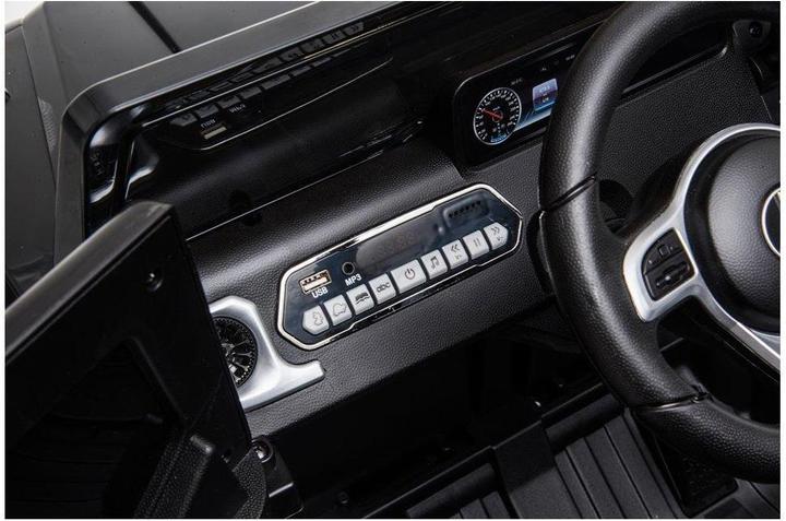 Actual product image Lean Toys Electric car for children Mercedes G500 black (12 V)