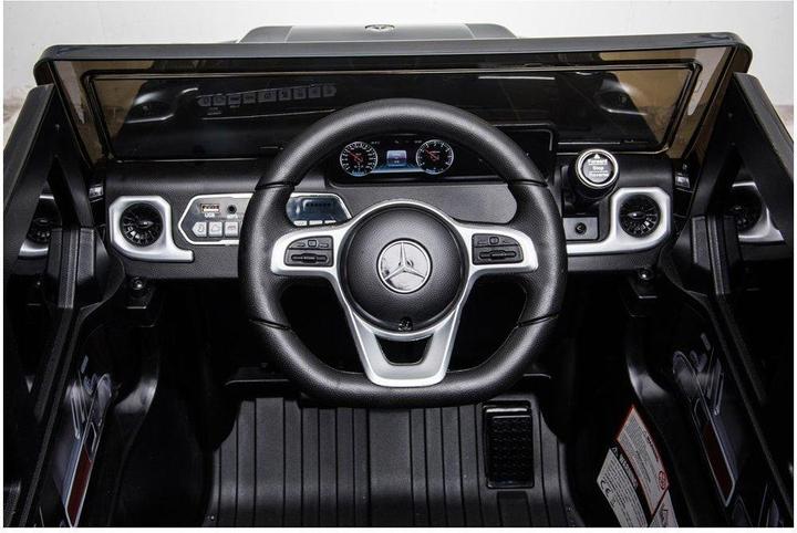 Actual product image Lean Toys Electric car for children Mercedes G500 black (12 V)