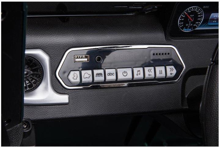 Actual product image Lean Toys Electric car for children Mercedes G500 black (12 V)