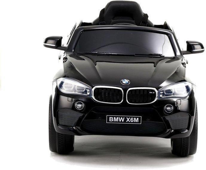 Image du produit Lean Toys Voiture électrique pour enfants BMW X6, noir laqué