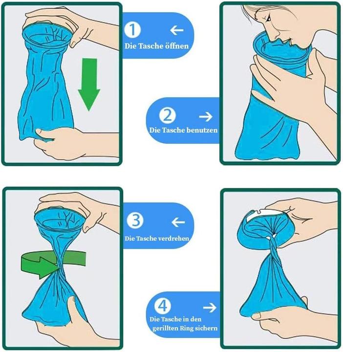 Image du produit ASMI Sacs à vomir (5 x, 1 l)