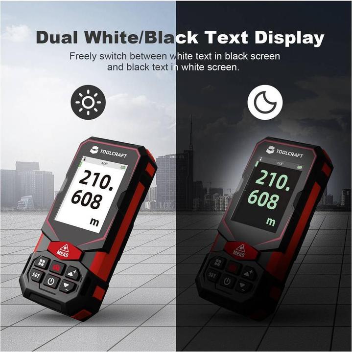 Actual product image Toolcraft Laser-Entfernungsmesser 150 m (150 m, 630 nm)