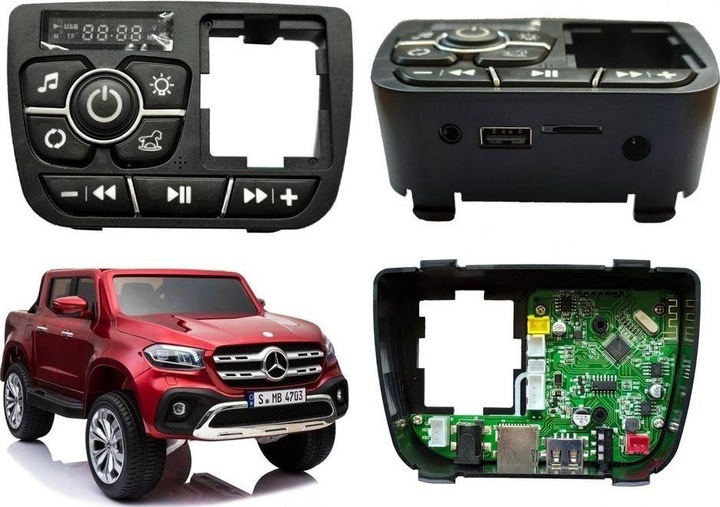 Produktbild Lean Toys music panel for vehicle with Mercedes X battery