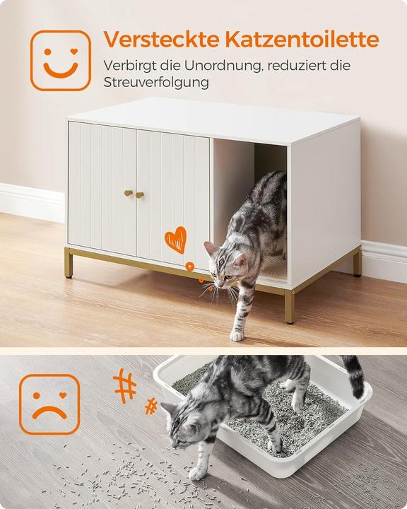 Immagine prodotto Feandrea Casetta per gatti per la lettiera (Lettiera per gatti chiusa)