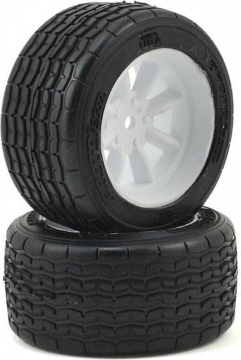 Actual product image Pro-Line 1 TA complete wheels rear rim white
