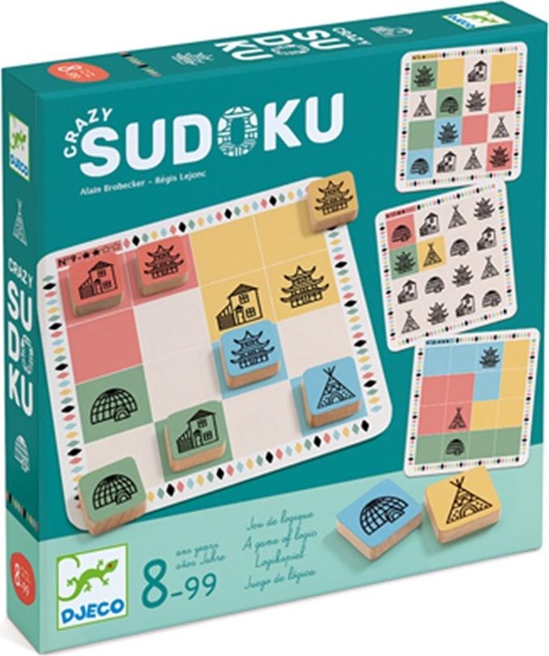 Djeco Crazy sudoku (Deutsch, Englisch, Italienisch, Französisch)