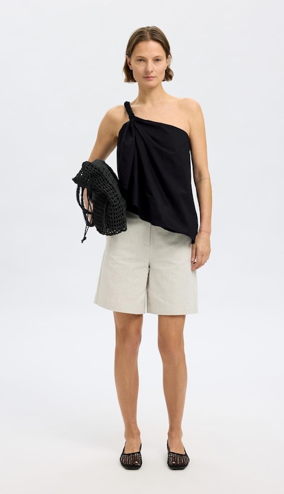 Produktbild Selected Femme Geflochtenes One-Shoulder-Top (40)