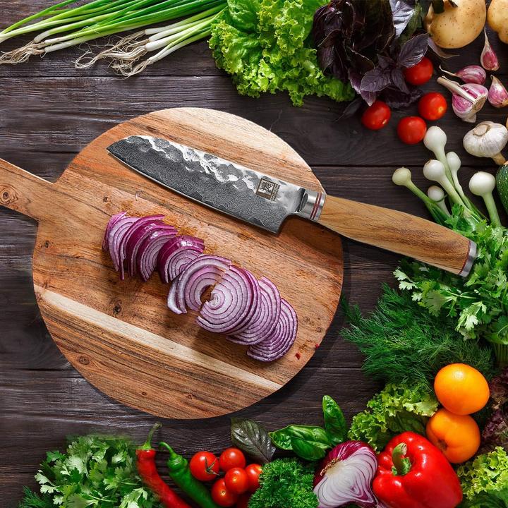 Produktbild Zayiko Olive Damastmesser, 12cm (12 cm)