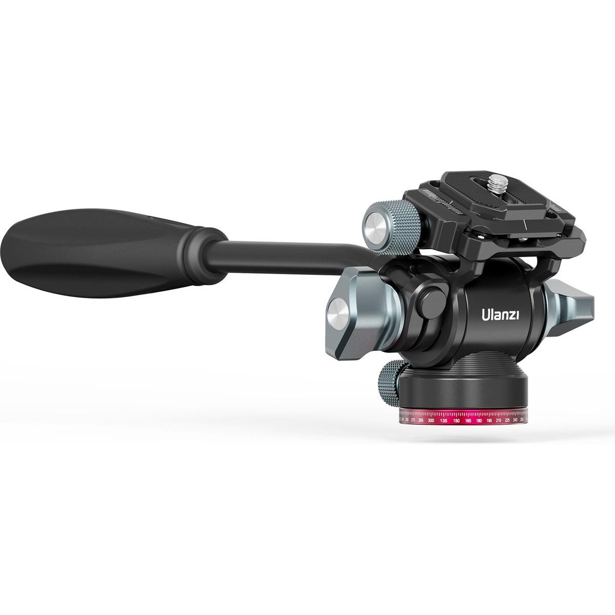 Ulanzi Testa per treppiede U-190 Mini Fluid (Testa panoramica), Testa treppiede, Nero