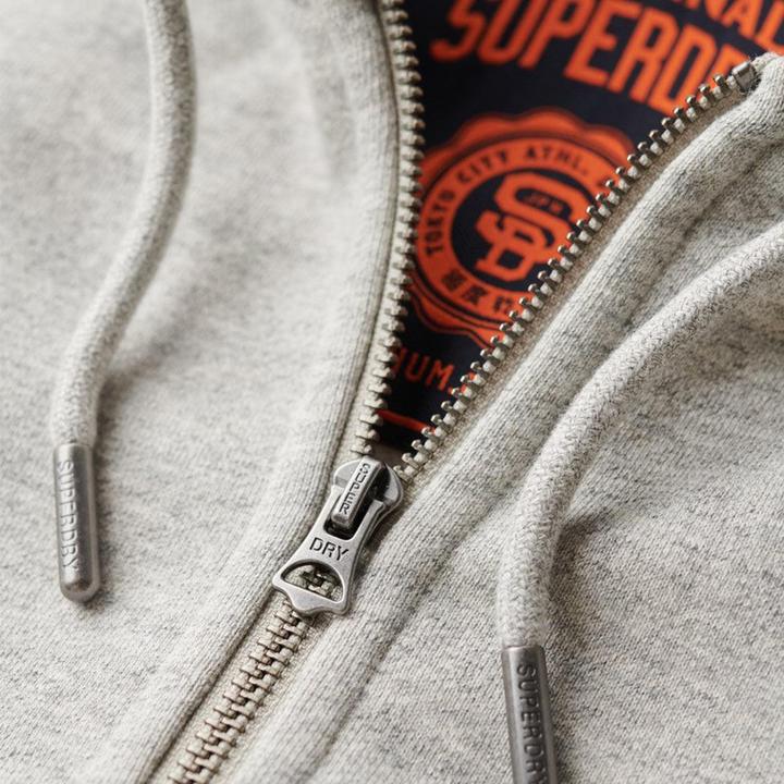 Actual product image Superdry Sweatjacke Casual Figurbetont Essential Logo Zip Hoodie (XXL)