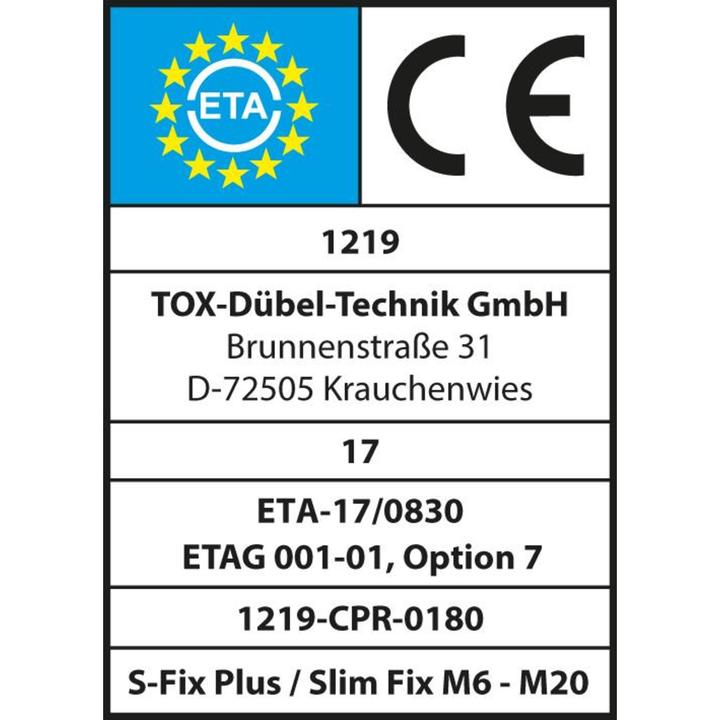 Energie-Label Tox S-FixS-Fix Plus (20 Stk.)