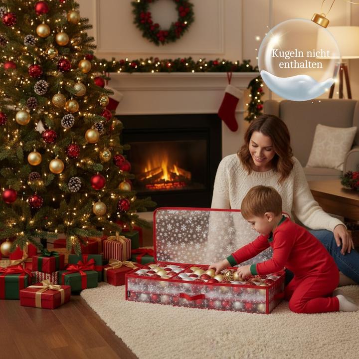 Actual product image Hermex Aufbewahrungsbox für Christbaumkugeln Aufbewahrungstasche Sortierbox (74 l)