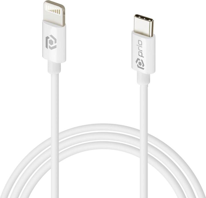Actual product image prio USB-C to Lightning charging cable (1 m, USB 4.0, 18 W)