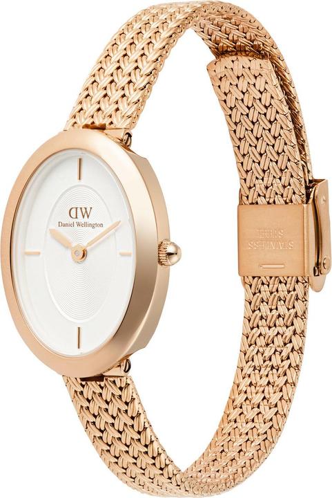 Produktbild Daniel Wellington Juliette Braided Mesh White Sunray Rose Gold (Analoguhr)